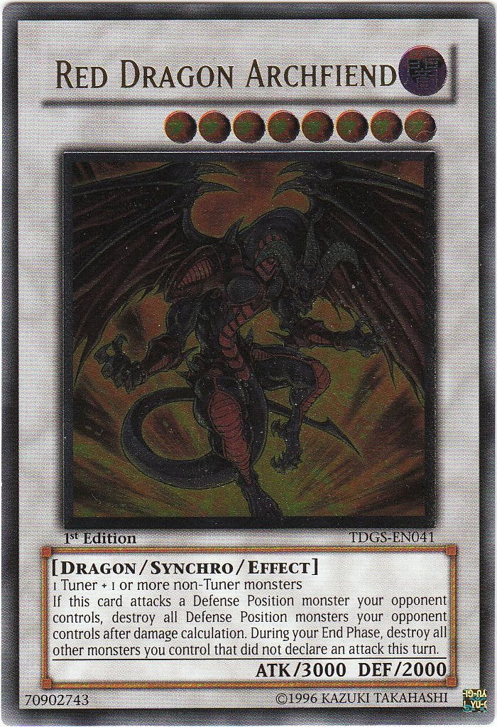 Red Dragon Archfiend (UTR) [TDGS-EN041] Ultimate Rare | Gam3 Escape