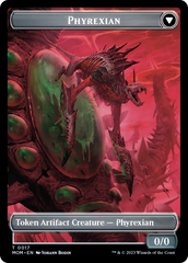 Incubator // Phyrexian (17) Double-Sided Token [March of the Machine Tokens] | Gam3 Escape