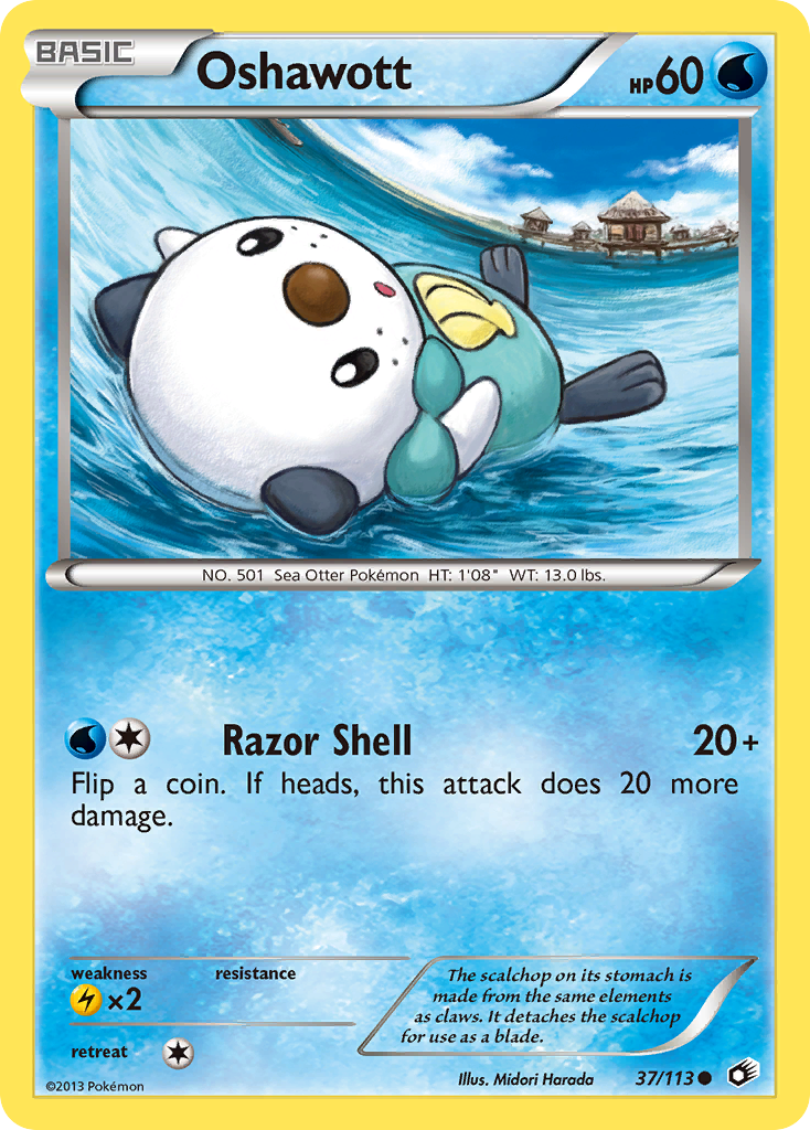 Oshawott (37/113) [Black & White: Legendary Treasures] | Gam3 Escape