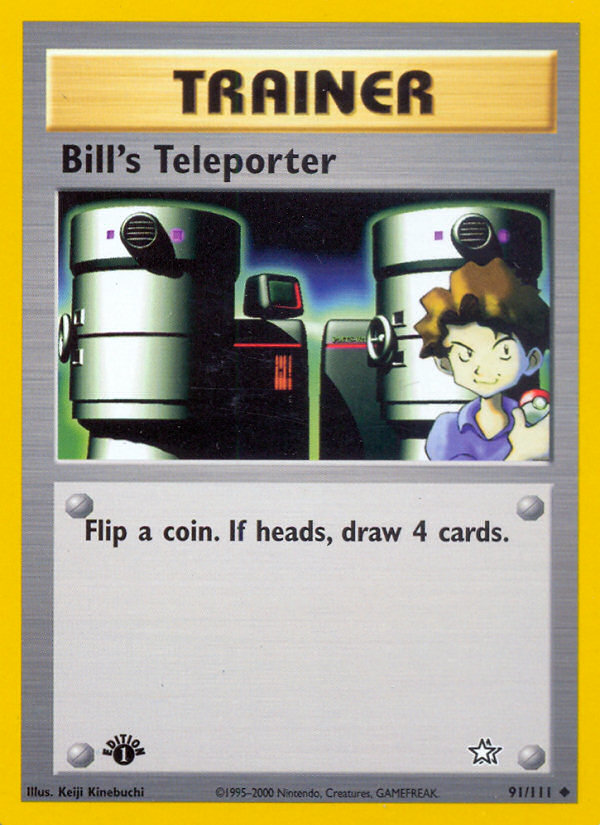 Bill's Teleporter (91/111) [Neo Genesis 1st Edition] | Gam3 Escape