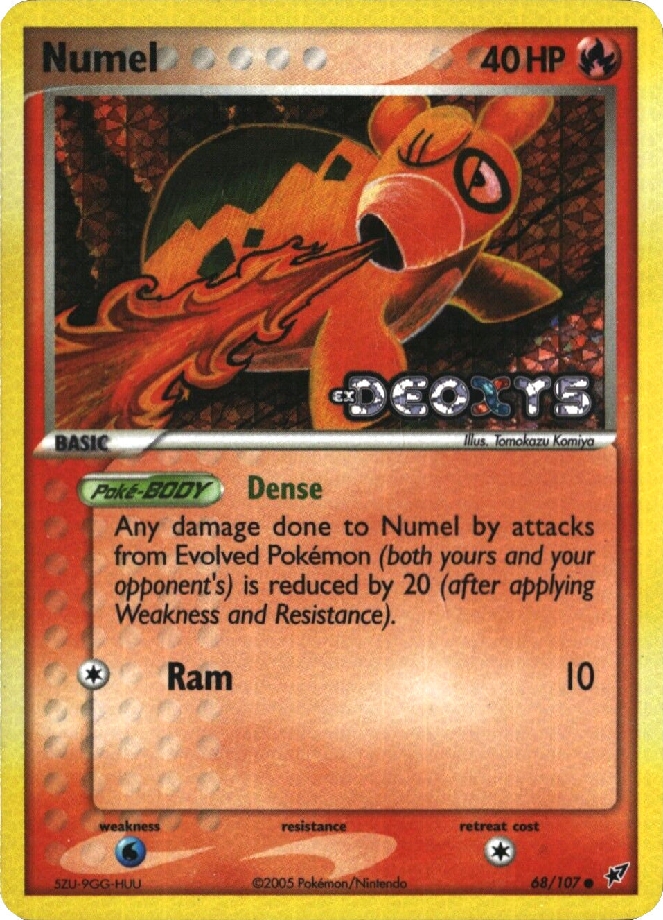 Numel (68/107) (Stamped) [EX: Deoxys] | Gam3 Escape