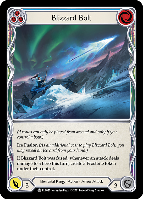 Blizzard Bolt (Blue) [ELE046] (Tales of Aria)  1st Edition Normal | Gam3 Escape