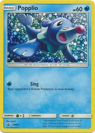 Popplio (SM03) (General Mills Promo) [Sun & Moon: Black Star Promos] | Gam3 Escape