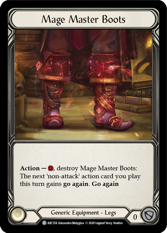 Mage Master Boots [ARC154] Unlimited Rainbow Foil | Gam3 Escape