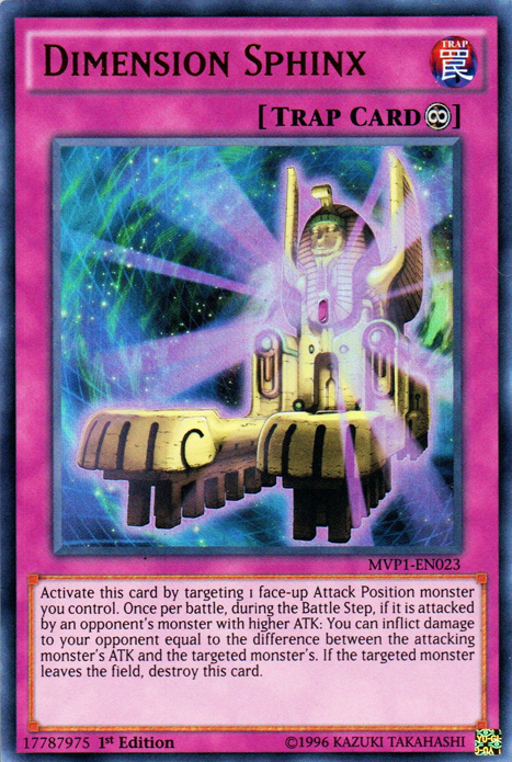 Dimension Sphinx [MVP1-EN023] Ultra Rare | Gam3 Escape