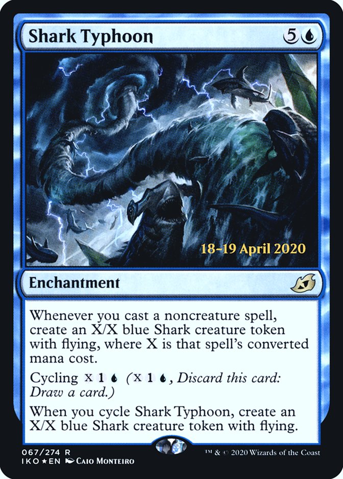 Shark Typhoon  [Ikoria: Lair of Behemoths Prerelease Promos] | Gam3 Escape