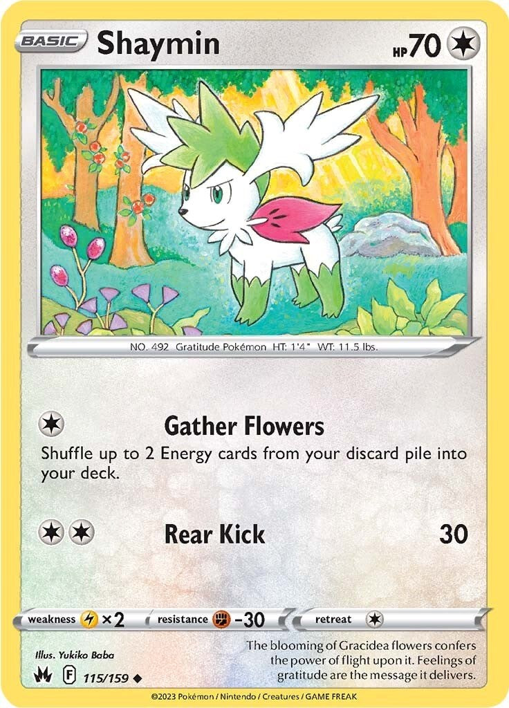 Shaymin (115/159) [Sword & Shield: Crown Zenith] | Gam3 Escape