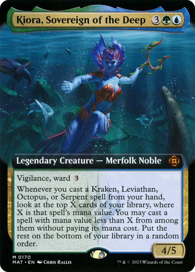 Kiora, Sovereign of the Deep (Extended Art) [March of the Machine: The Aftermath] | Gam3 Escape