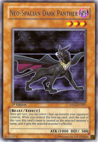 Neo-Spacian Dark Panther [DP03-EN007] Rare | Gam3 Escape