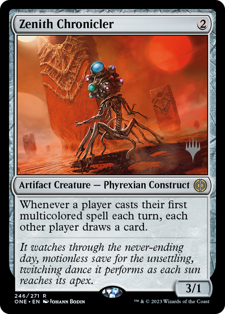 Zenith Chronicler (Promo Pack) [Phyrexia: All Will Be One Promos] | Gam3 Escape