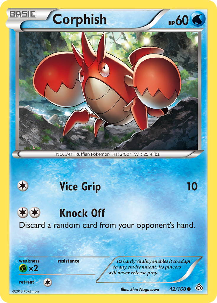 Corphish (42/160) [XY: Primal Clash] | Gam3 Escape