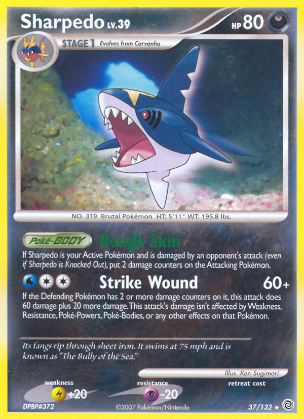 Sharpedo (37/132) [Diamond & Pearl: Secret Wonders] | Gam3 Escape