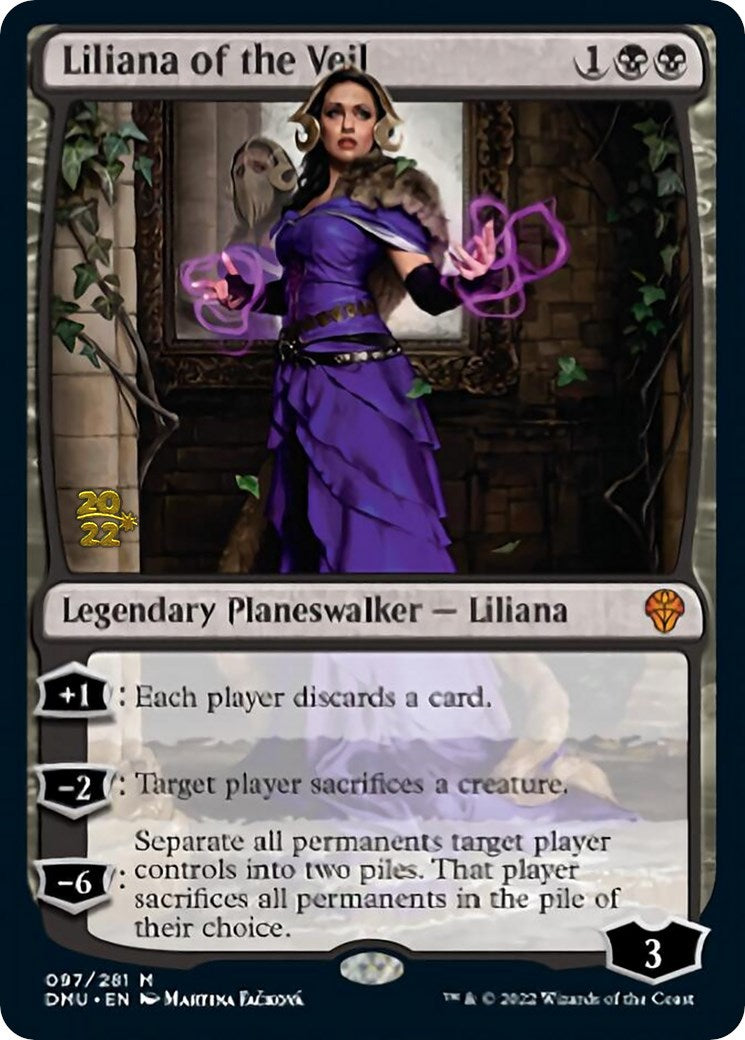 Liliana of the Veil [Dominaria United Prerelease Promos] | Gam3 Escape