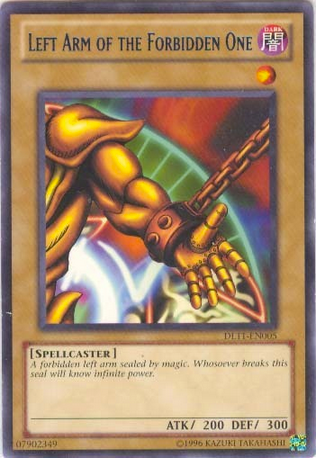 Left Arm of the Forbidden One (Blue) [DL11-EN005] Rare | Gam3 Escape