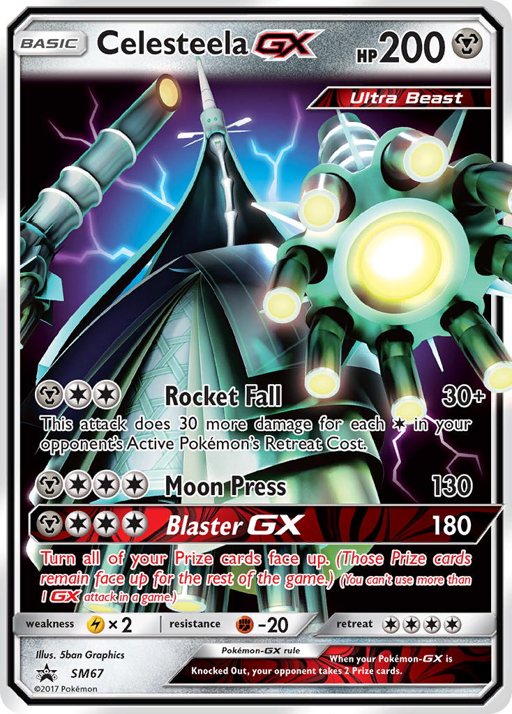 Celesteela GX (SM67) [Sun & Moon: Black Star Promos] | Gam3 Escape