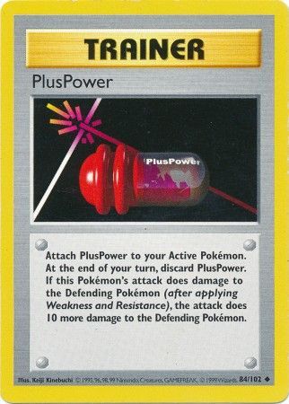 PlusPower (84/102) [Base Set Shadowless Unlimited] | Gam3 Escape