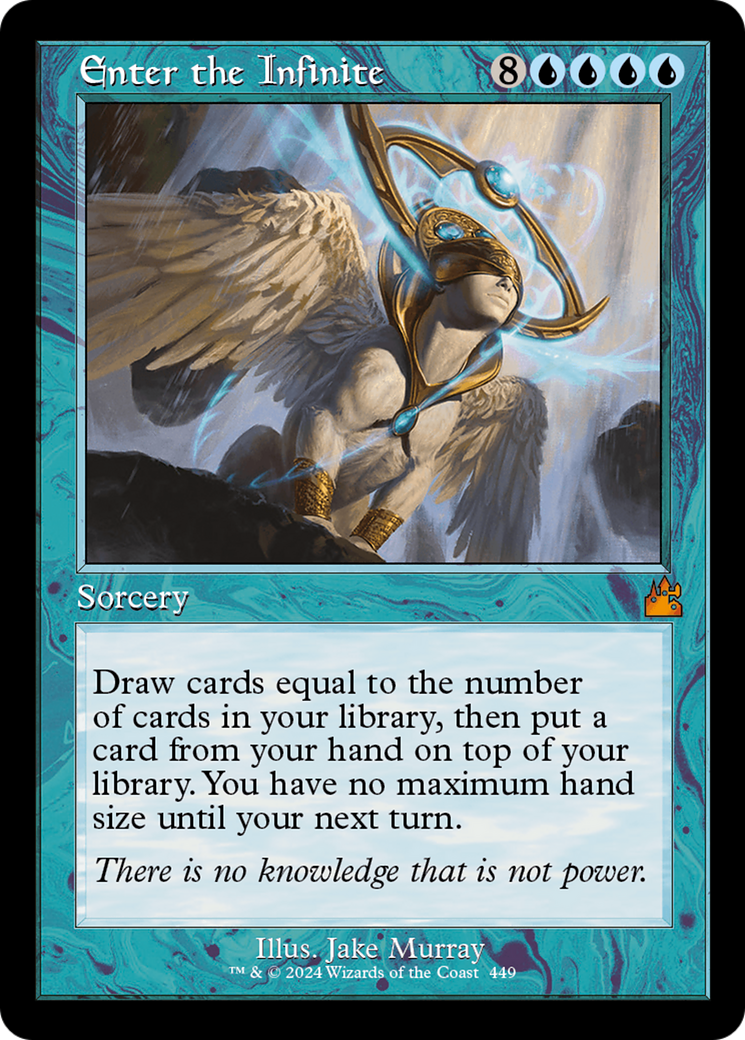 Enter the Infinite (Retro Frame) [Ravnica Remastered] | Gam3 Escape