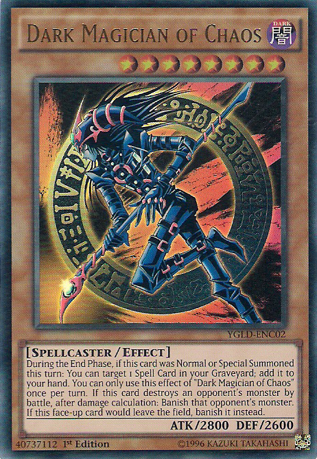 Dark Magician of Chaos (C) [YGLD-ENC02] Ultra Rare | Gam3 Escape