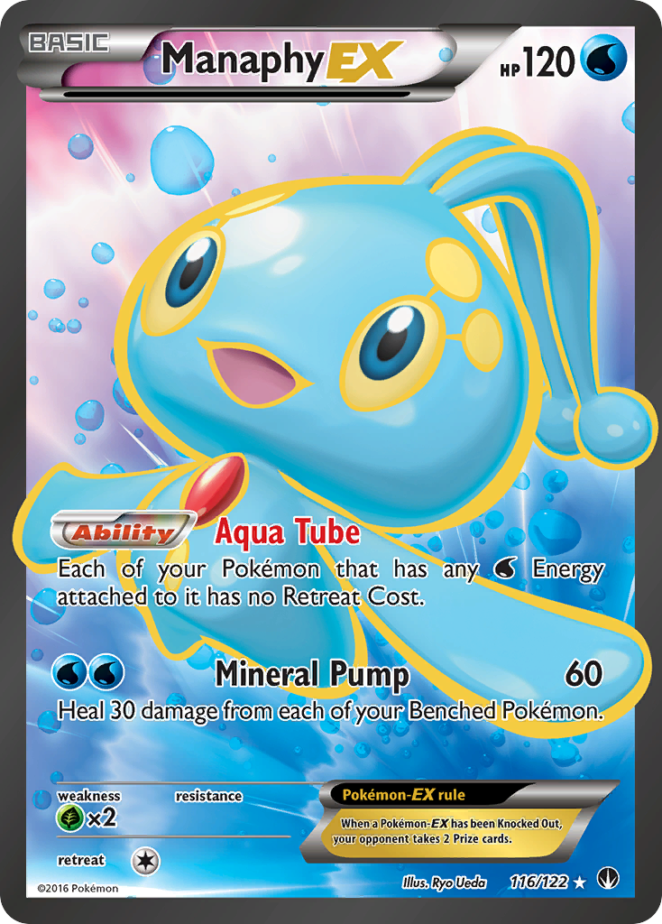 Manaphy EX (116/122) [XY: BREAKpoint] | Gam3 Escape