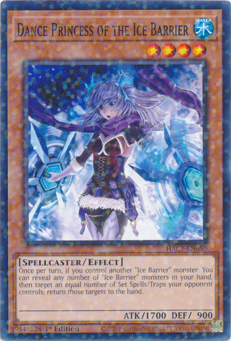 Dance Princess of the Ice Barrier (Duel Terminal) [HAC1-EN050] Common | Gam3 Escape