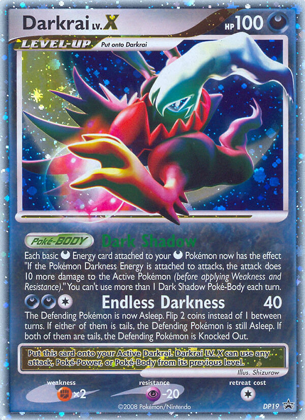 Darkrai LV.X (DP19) [Diamond & Pearl: Black Star Promos] | Gam3 Escape