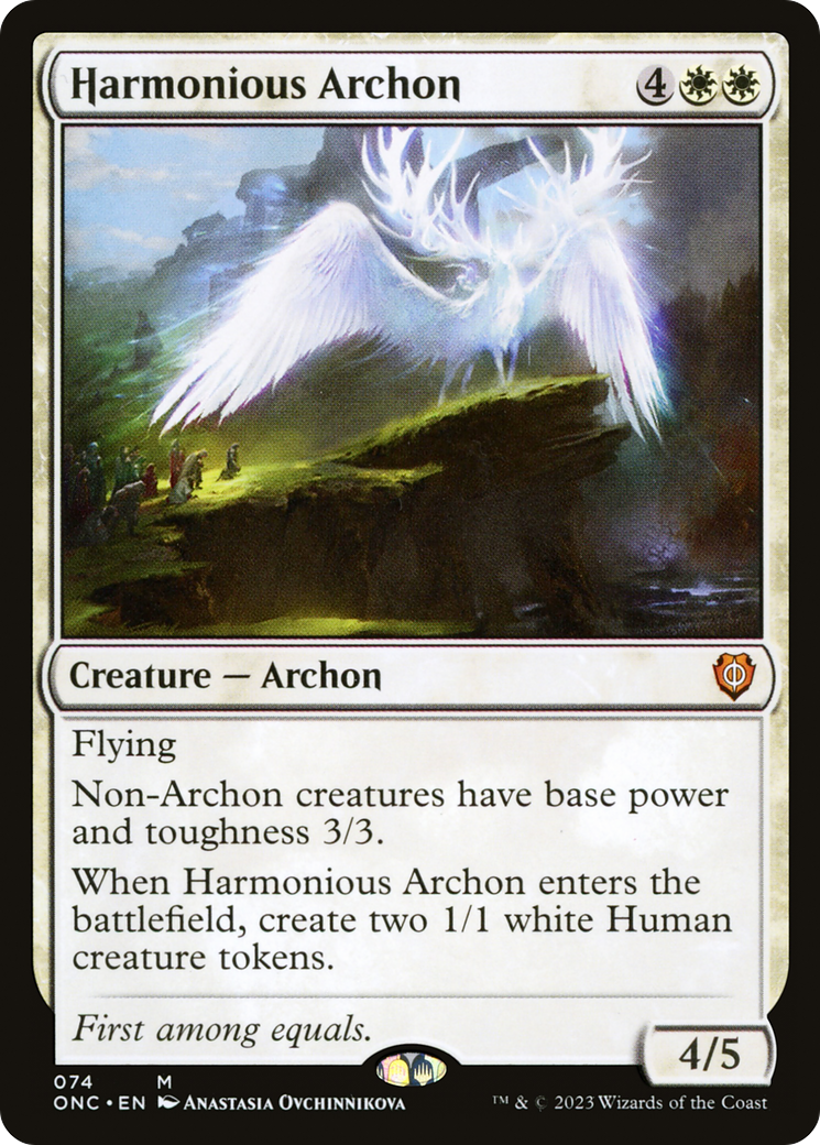 Harmonious Archon [Phyrexia: All Will Be One Commander] | Gam3 Escape