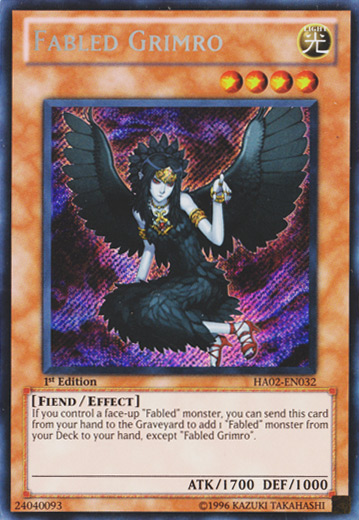 Fabled Grimro [HA02-EN032] Secret Rare | Gam3 Escape