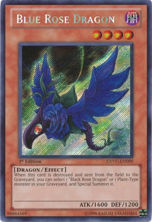 Blue Rose Dragon [EXVC-EN099] Secret Rare | Gam3 Escape