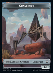 Construct (008) // Phyrexian Myr Double-Sided Token [The Brothers' War Commander Tokens] | Gam3 Escape