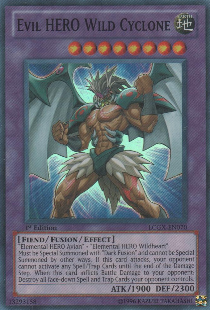 Evil HERO Wild Cyclone [LCGX-EN070] Super Rare | Gam3 Escape