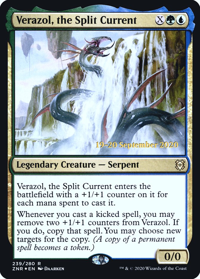 Verazol, the Split Current  [Zendikar Rising Prerelease Promos] | Gam3 Escape