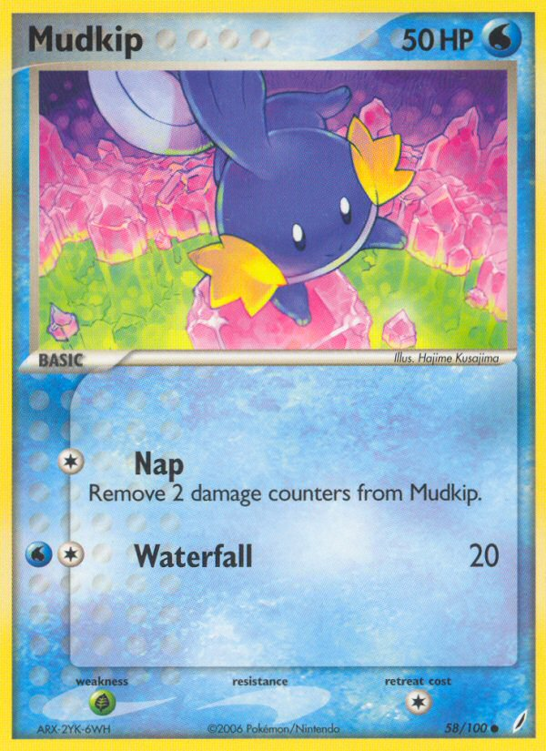 Mudkip (58/100) [EX: Crystal Guardians] | Gam3 Escape