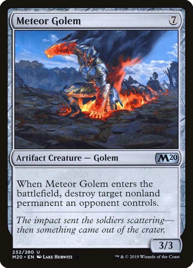 Meteor Golem [Core Set 2020] | Gam3 Escape