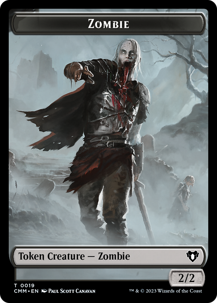 Zombie Token (19) [Commander Masters Tokens] | Gam3 Escape