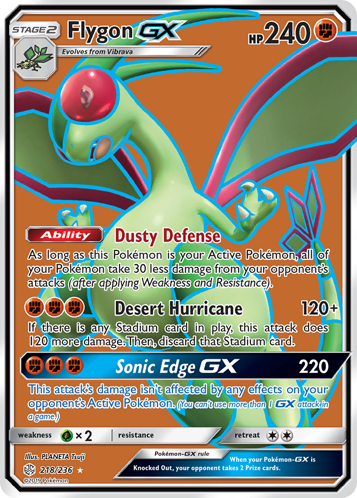 Flygon GX (218/236) [Sun & Moon: Cosmic Eclipse] | Gam3 Escape