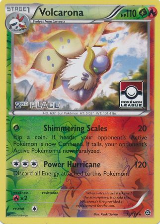 Volcarona (15/114) (League Promo 2nd Place) [XY: Steam Siege] | Gam3 Escape