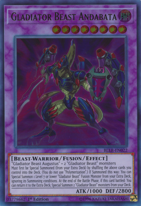 Gladiator Beast Andabata [BLLR-EN022] Ultra Rare | Gam3 Escape