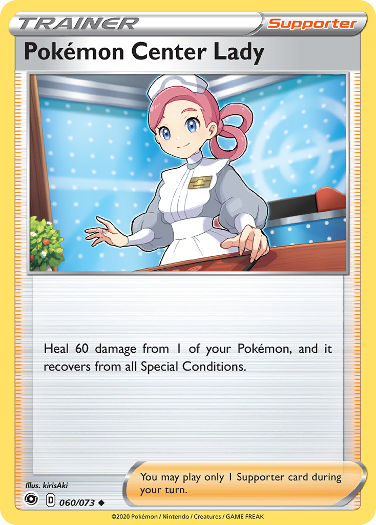 Pokemon Center Lady (060/073) [Sword & Shield: Champion's Path] | Gam3 Escape