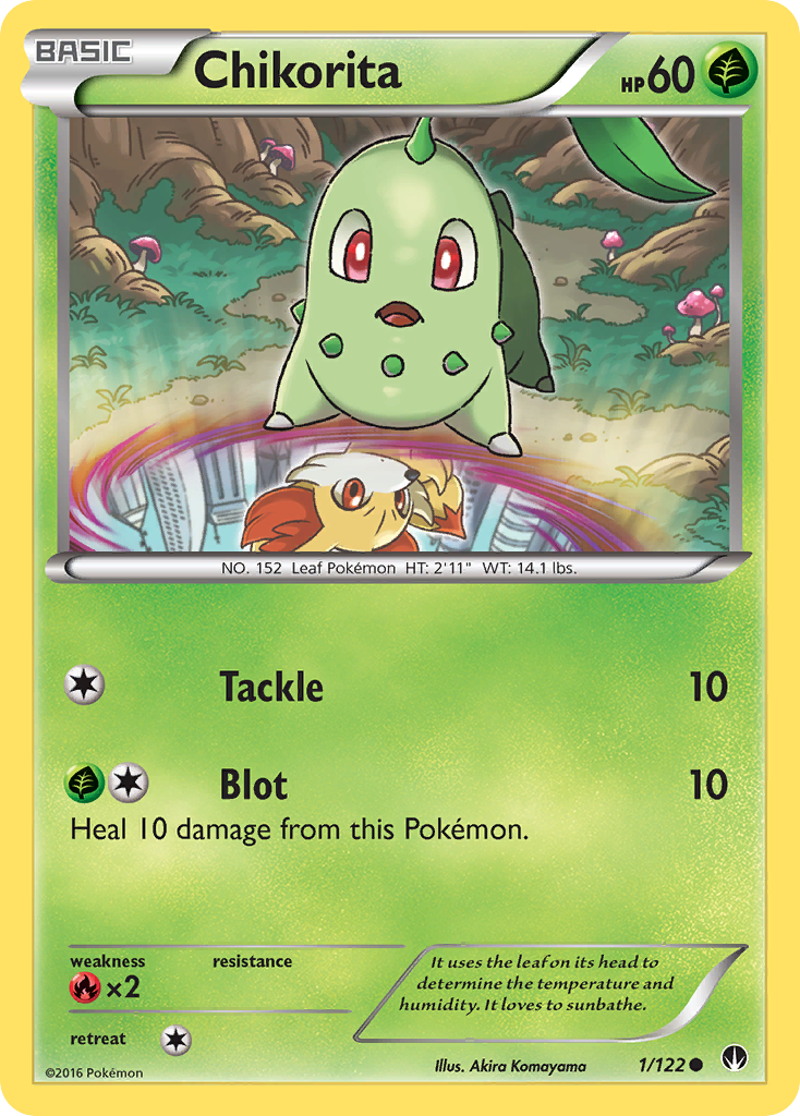 Chikorita (1/122) [XY: BREAKpoint] | Gam3 Escape