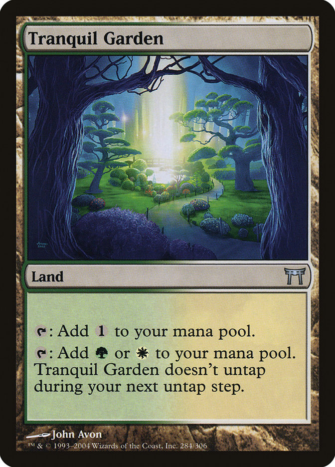 Tranquil Garden [Champions of Kamigawa] | Gam3 Escape