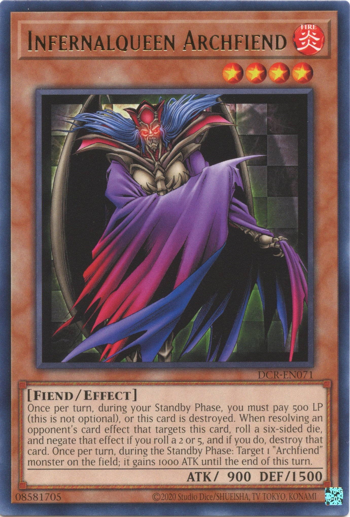 Infernalqueen Archfiend (25th Anniversary) [DCR-EN071] Rare | Gam3 Escape