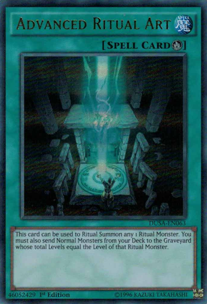 Advanced Ritual Art [DUSA-EN063] Ultra Rare | Gam3 Escape