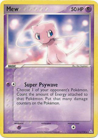 Mew (111/110) (Non Holo DVD Promo) [EX: Holon Phantoms] | Gam3 Escape