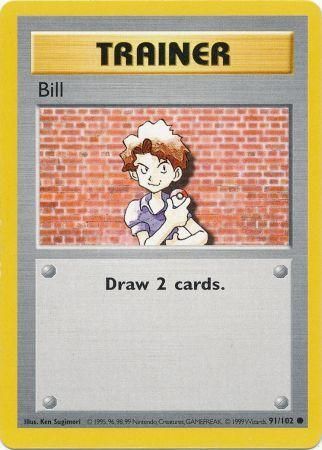 Bill (91/102) [Base Set Shadowless Unlimited] | Gam3 Escape