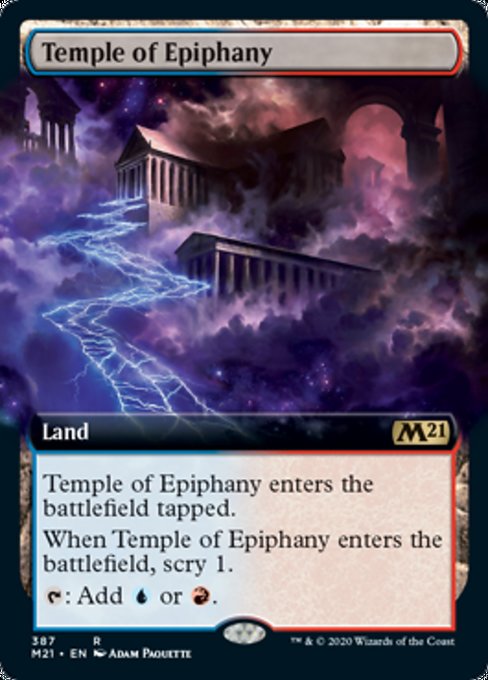 Temple of Epiphany (Extended Art) [Core Set 2021] | Gam3 Escape