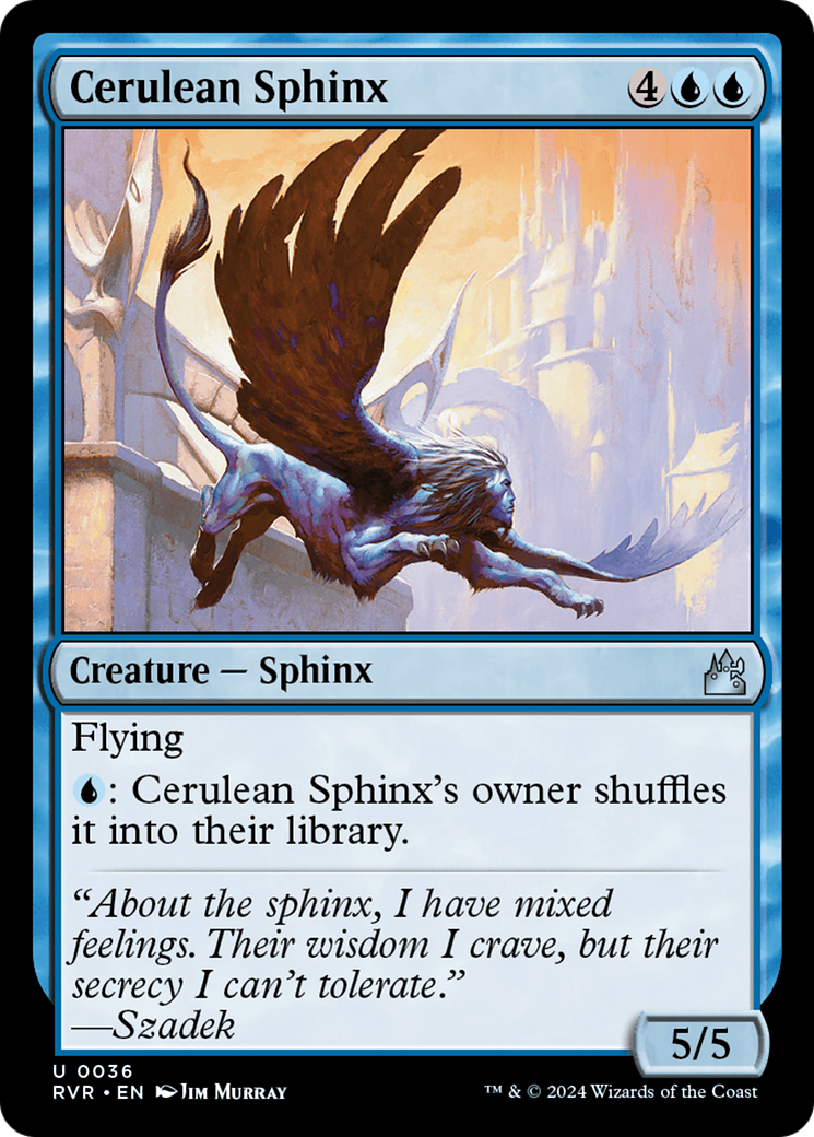 Cerulean Sphinx [Ravnica Remastered] | Gam3 Escape