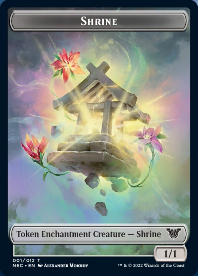 Shrine Token [Kamigawa: Neon Dynasty Commander Tokens] | Gam3 Escape