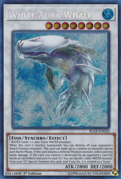 White Aura Whale [BLLR-EN020] Secret Rare | Gam3 Escape