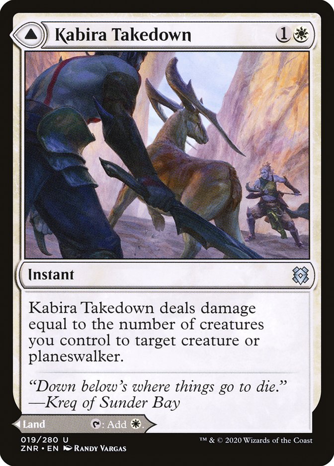 Kabira Takedown // Kabira Plateau [Zendikar Rising] | Gam3 Escape