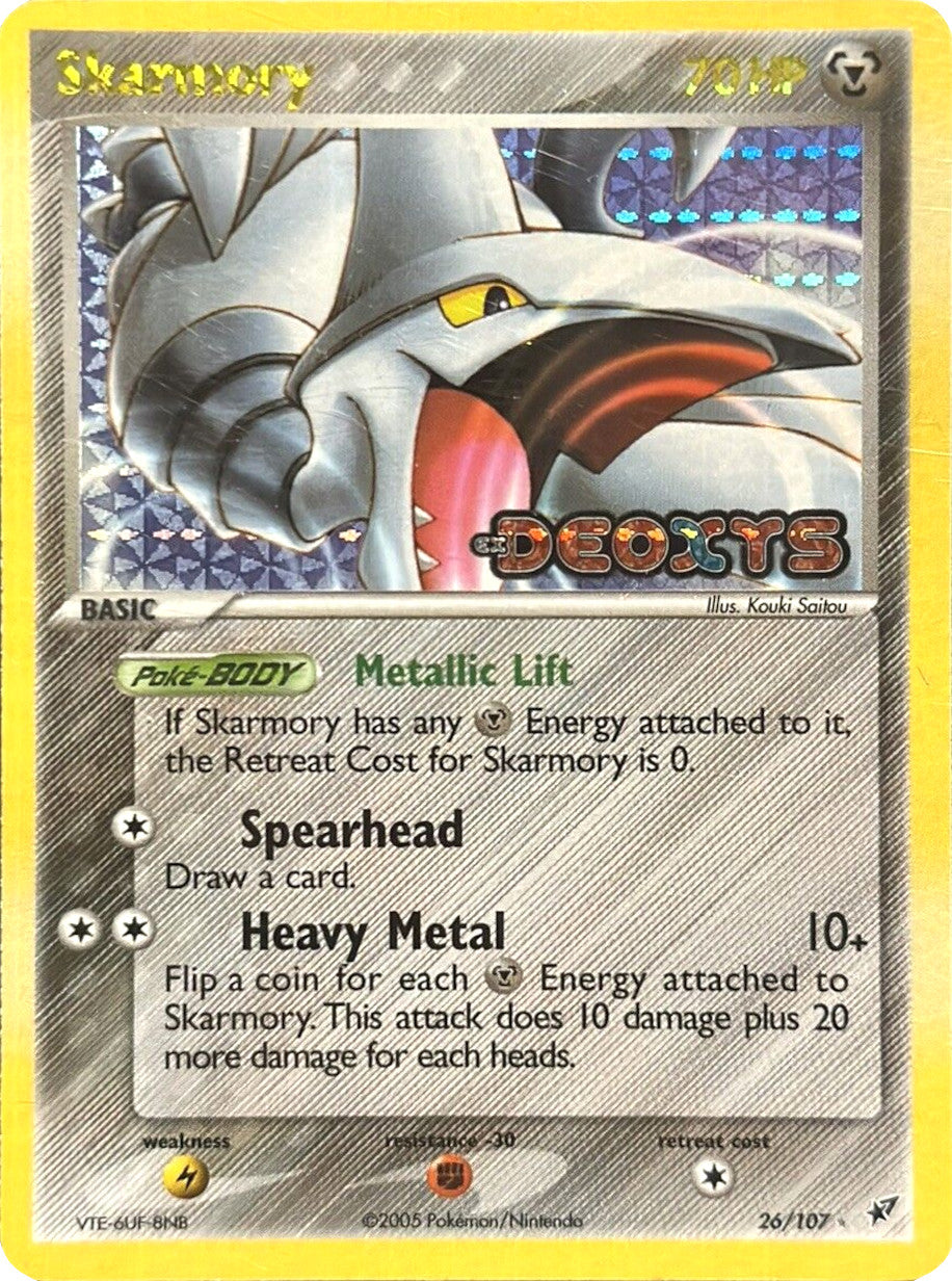 Skarmory (26/107) (Stamped) [EX: Deoxys] | Gam3 Escape